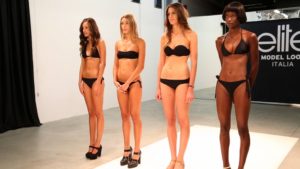 Elite Model Look 2014 contest per top model nello showroom di La Perla a Milano