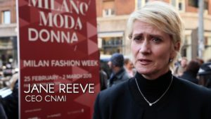 Milano Moda Donna Fall/Winter 2015/2016 Camera Nazionale della Moda Italiana intervista a Jane Reeve CEO CNMI